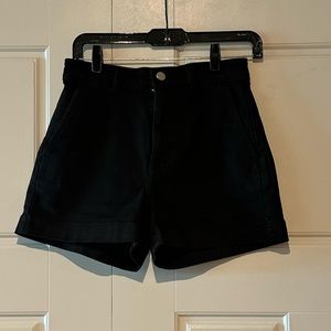 Everlane Highwaisted Black Shorts